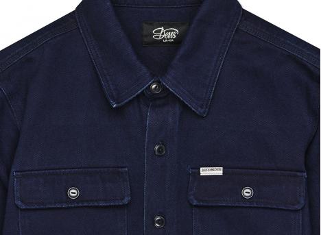 Deus Ex Machina Vacay Overdye Shirt Indigo DMF255451