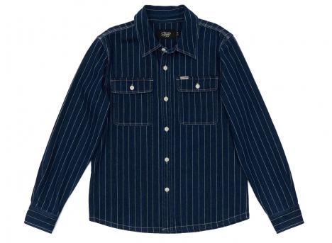Deus Ex Machina Vacay Stripe Denim Shirt Indigo