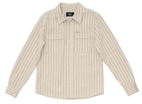 Deus Ex Machina Vacay Stripe Denim Shirt Natural