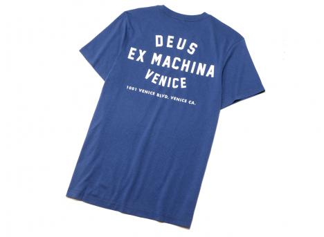 Deus Ex Machina Venice Skull Tee Blue