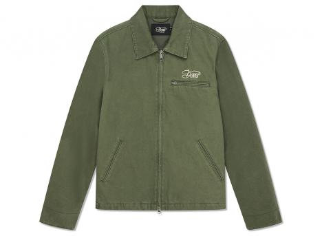 Deus Ex Machina Workwear Overdye Jacket Cypress Green DMF256453