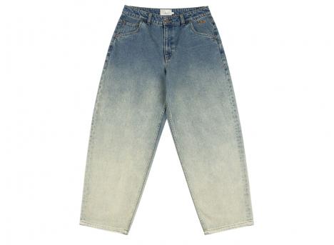 Dime Baggy Denim Pants Dipped Sandblasted Indigo
