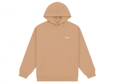 Dime Cursive Small Logo Hoodie Hazelnut