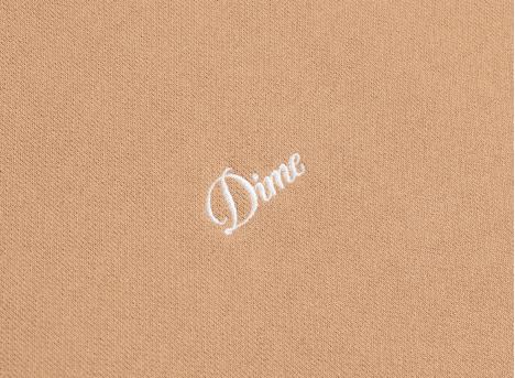 Dime Cursive Small Logo Hoodie Hazelnut