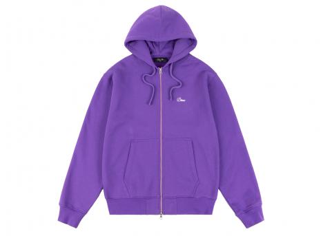 Dime Cursive Zip Hoodie Purple