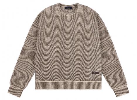 Dime Mohair Wave Knit Camel