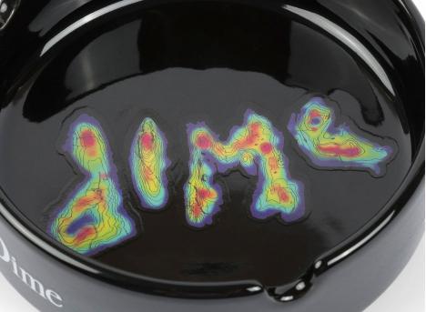 Dime Topo Ashtray Black
