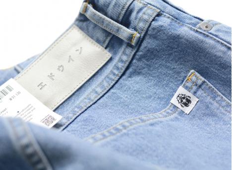 Edwin Cosmos Pant Artic Blue Heavy Bleach Wash I034926