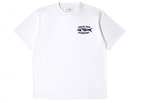 Edwin Monsieur Sakana Tshirt White I036398