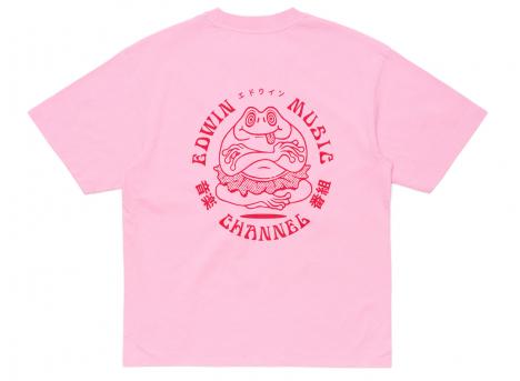 Edwin Music Channel Tshirt Begonia Pink I031131