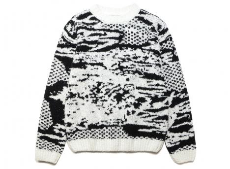 Edwin Panku Sweater White / Black I035726