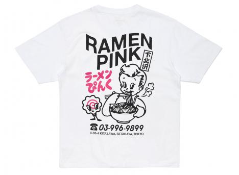 Edwin Ramen Pink Tshirt White I036627