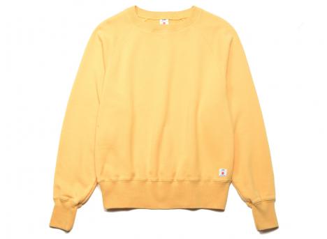 Edwin Raglan Sleeve Crew Mustard Ozone I035896
