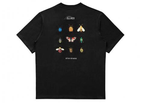 Elliker Rill Bug Print Tshirt Black NS40155