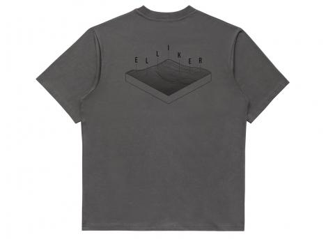 Elliker Rill Hill Print Tshirt Grey NS40156