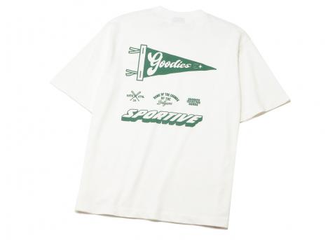 Goodies Sportive Flag Tee White