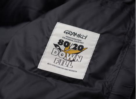 Gramicci Down Puffer Hooded Jacket Black G5FU-J017