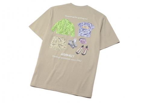 Gramicci Geared Up Tee Khaki