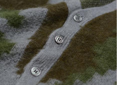 Gramicci Mohair Cardigan Jungle Digi Camo G5FU-J025