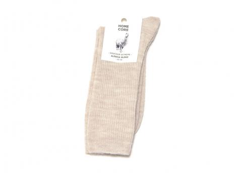 Homecore Alpaca Blend Socks Cream