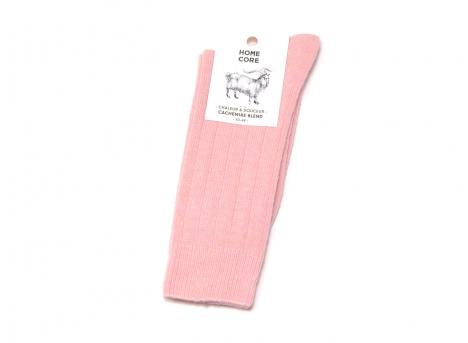 Homecore Cashmere Blend Socks Pastel Blush Pink