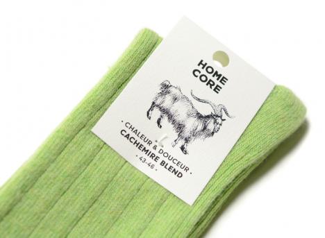 Homecore Cashmere Blend Socks Pastel Light Green