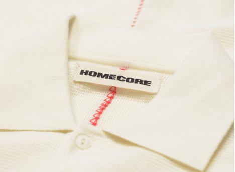 Homecore Italo Knitted Polo Ivory