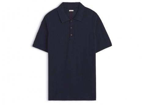 Homecore Italo Knitted Polo Dark Navy