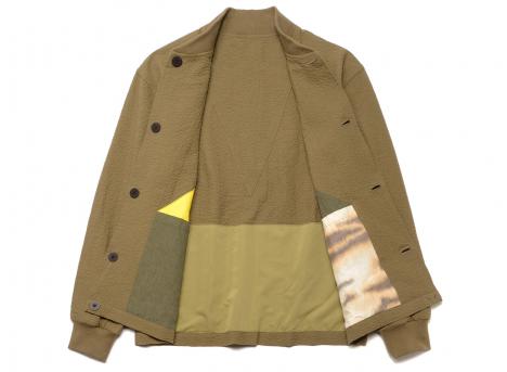 Homecore Keton Seersucker Reversible Jacket Khaki