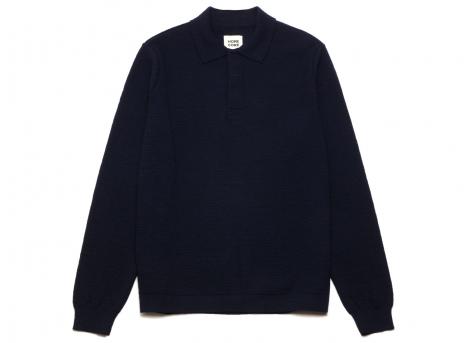 Homecore Nemesis Merino Wool Polo Navy