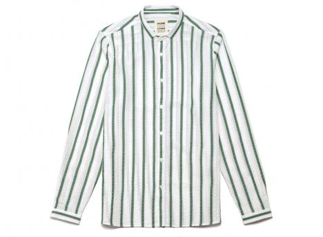 Homecore Pala Tencel Shirt Green Stripes