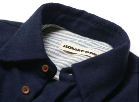 Homecore Shadow Barrow Shirt Navy