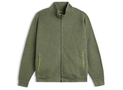 Homecore Terry Full Zip Sweatshirt Rosemary Green
