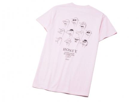 Honey Gentlemen Club Tee Pink