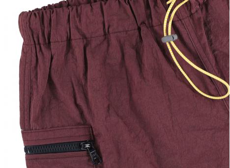 Howlin By Morrison Outer Shorts Grungy Japanese Nylon Twill Burgundy