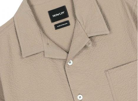 Howlin by Morrison Cocktail Seersucker Shirt Biscuit
