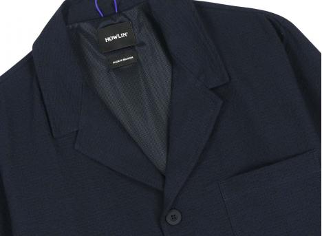 Howlin by Morrison Cosmic Seersucker Blazer Navy