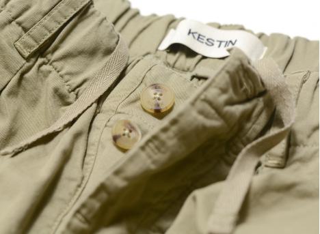 Kestin Clyde Pant Light Khaki Cotton Twill