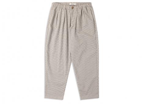 Kestin Clyde Pant Ecru / Brown Gingham Seersucker KHTR03SS26-03-BRC