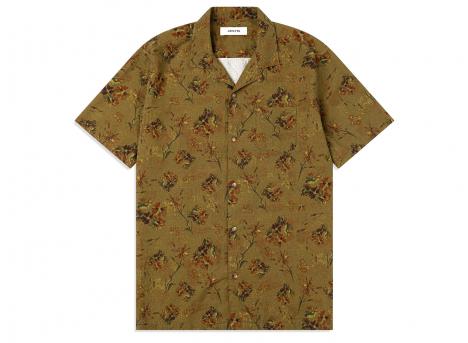 Kestin Crammond Floral Shirt Olive