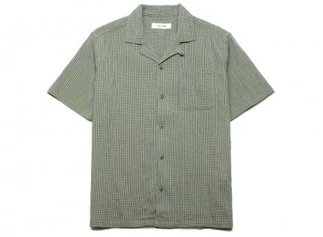 Kestin Crammond Shirt Green Check Japanese Seersucker KHSH08SS26-05-GRC