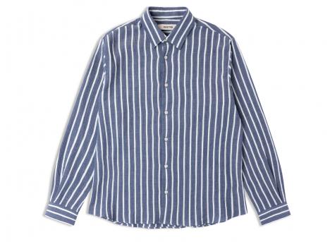 Kestin Dirleton Shirt Denim Stripe KHSH02SS26-02-DNS