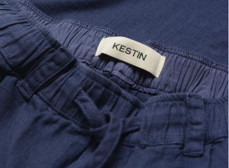 Kestin Doune Pant Navy Slub KHTR10SS26-02-NVY