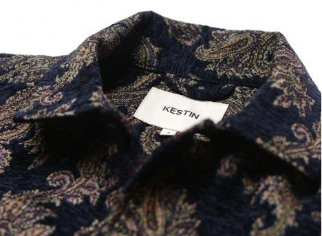 Kestin Ormiston Paisley Jacquard Jacket Navy