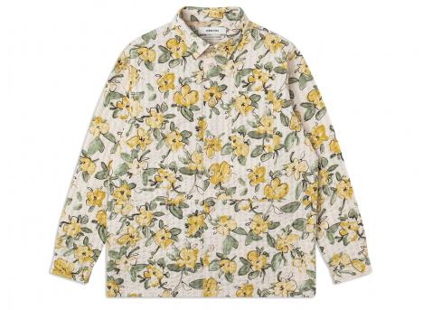 Kestin Rosyth Floral Overshirt Ecru