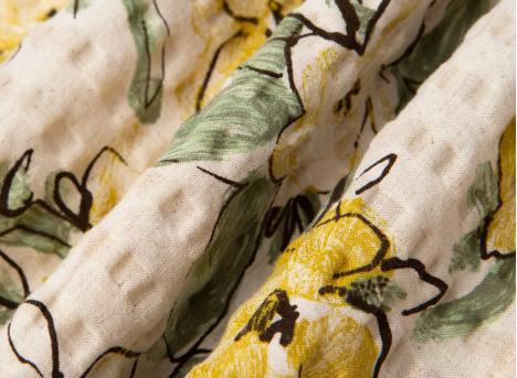 Kestin Rosyth Floral Overshirt Ecru