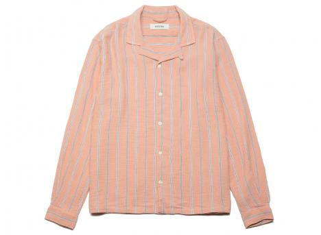 Kestin Tain Double Weave Seersucker Shirt Washed Coral KHSH03SS26-02-WCO