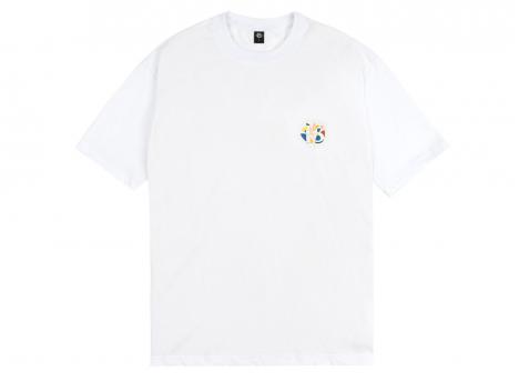 Magenta 15 Years Tee White