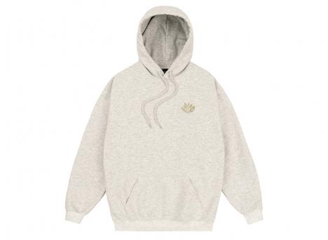 Magenta Cord Plant Hoodie Ash