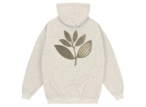 Magenta Cord Plant Hoodie Ash